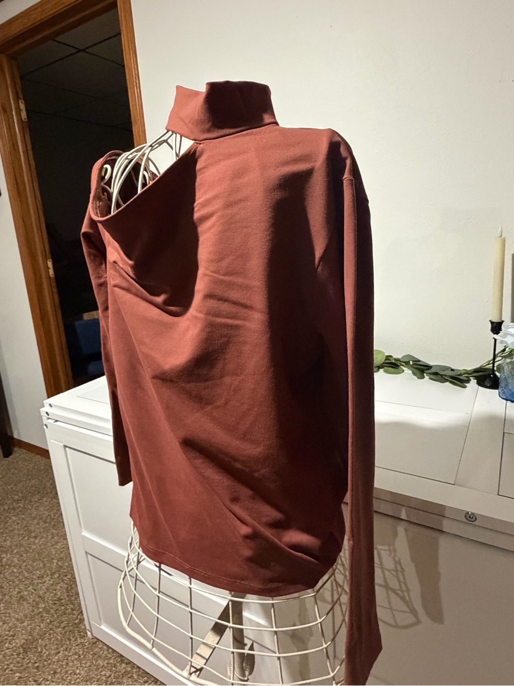 Abercrombie & Fitch Rust Brown Long Sleeve Top - Picture 3 of 7
